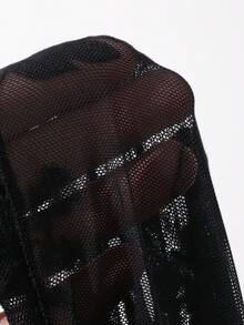 DAZY Áo camisole mùa hè dành cho nữ, cổ tròn, hở lưng, thiết kế khoét lỗ, ôm sát, dáng ngắn, gợi cảm, thường ngày. - màu đen - Xem 6