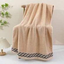 Set Handuk Geometris, Handuk Kamar Mandi Lembut, Menyerap, dan Cepat Kering, Handuk Mandi & Tangan Ringan dan Tahan Lama untuk Gym, Hotel, Spa, Perjalanan & Penggunaan Sehari-hari - Coffee Brown - View 17