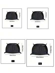 1个黑色可折叠植物换盆垫，防水加厚PE材质，适用于室内盆栽植物、多肉植物养护，易于清洁，大花盆垫 - 草綠 - 查看 7