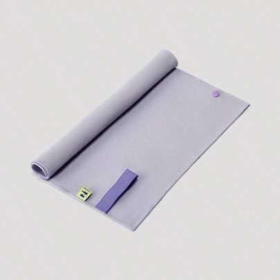 OutZeal Khăn thể thao hai mặt màu trơn, chất liệu microfiber siêu thấm hút, màu tím oải hương, thích hợp cho chạy bộ, tập thể dục, tennis, cầu lông, bóng rổ, yoga, kích thước 30x30 (cm).