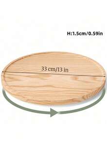 1 Khay xoay Lazy Susan, khay xoay bằng tre dùng để sắp xếp tủ bếp, bàn ăn, kệ đựng gia vị, giá xoay Lazy Susan dùng cho tủ đựng thực phẩm, bàn ăn, nhà bếp, mặt bàn. - Nhiều màu - Xem 9
