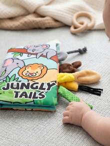MINKOJA Children's Educational Early Learning Cloth Book With Tails, Baby Book, Tear-Resistant Book, Educational And Interactive Cloth Book.,Easter,Easter Gift,Childen's Day,Baby Toys,Baby Books,Kids Soft Cloth Books - Multicolor - View 6