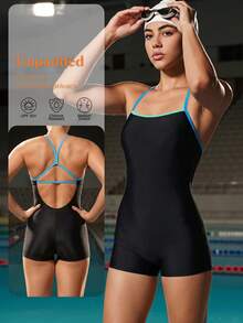 Swim Nautrix 2026SS 撞色专业竞技冲浪度假休闲沙滩女式泳衣 - 彩色 - 查看 3