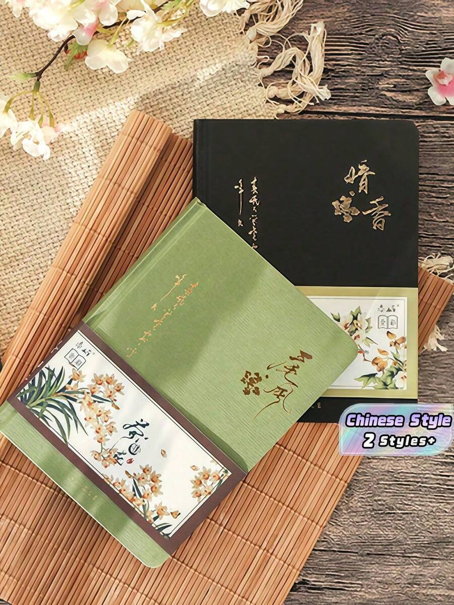 1 cuốn sổ tay bìa cứng kiểu Trung Quốc, 112 trang, dung lượng 32k, kích thước nhỏ gọn, có màu sắc, dùng để lập kế hoạch và ghi nhật ký hàng ngày, văn phòng, học tập, món quà văn hóa trang nhã dành cho bạn bè, người thân và gia đình. Món đồ không thể thiếu!