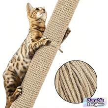 1pcs 10m Natural Sisal Rope, Heavy Duty Thick Twine ,Premium Quality Jute Rope ,For Cat Scratcher Post Tree, Garden, Binding, Crafts Packing Material, Home Decorating - Multicolor - View 5