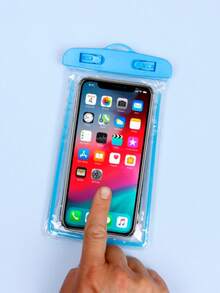 1 buah Casing Ponsel Portabel Universal Bercahaya dan Tahan Air dengan Tali Bahu - Kompatibel dengan Layar Sentuh untuk Semua Smartphone, Cocok untuk Berenang dan Menyelam, Olahraga Air dan Perjalanan - Hadiah Sempurna untuk Petualang, Perlengkapan Pantai, Aksesori Pantai, Pelampung Kolam Renang - MultiWarna - View 2