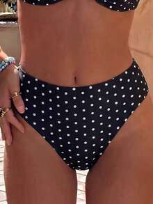 Swim Mod Springbreak New Fashion Leopard Print Thick Strap Metal Decor Twist Back Bikini Set For Women - Multicolor - View 4