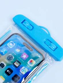 1 buah Casing Ponsel Portabel Universal Bercahaya dan Tahan Air dengan Tali Bahu - Kompatibel dengan Layar Sentuh untuk Semua Smartphone, Cocok untuk Berenang dan Menyelam, Olahraga Air dan Perjalanan - Hadiah Sempurna untuk Petualang, Perlengkapan Pantai, Aksesori Pantai, Pelampung Kolam Renang - MultiWarna - View 3