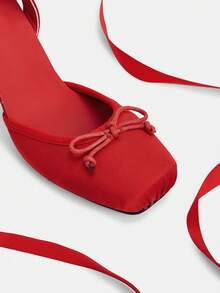 Glitzique Gorgeous! Extremely Stable & Comfortable Sparkling Mesh & Rhinestone Decorated Waterproof Platform High Heel Shoes, Pair With Dresses - Red - View 8