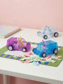Joivida Mini Cute Transparent Push-Pull Sliding Desktop Sweeper Car, Novelty Desk Cleaning Truck With Built-In Dual Brushes & Dust Storage Bin, Portable Pencil Eraser Crumb Cleaner For Students, Creative Stationery Desk Organizer, Fun Classroom Office Desk Cleaning Tool, Back To School Supplies, 6 Vibrant Color Options, Perfect Gift For Kids Students, Party Favors, Classroom Rewards - multicolor - View 5