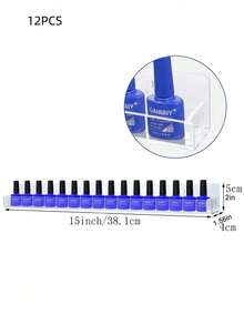 1 chiếc giá đựng sơn móng tay treo tường bằng acrylic trong suốt 6 tầng, đường kính 15 inch, tiết kiệm không gian, chứa được 66-90 chai, kệ nổi đa chức năng cho gia đình, salon, phòng tắm, bàn trang điểm, dụng cụ làm móng và làm đẹp. - Trong sáng - Xem 14