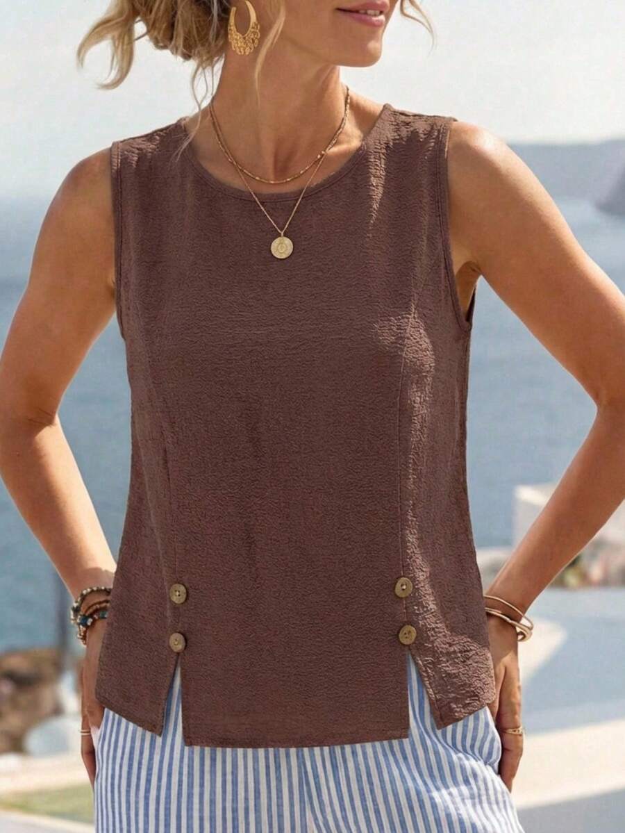 Damblusar och skjortor - Brun - Visa 1