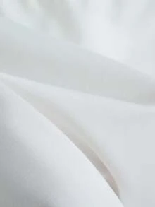 Franclia 女士简约休闲露背优雅性感连体衣 - 白色 - 查看 3