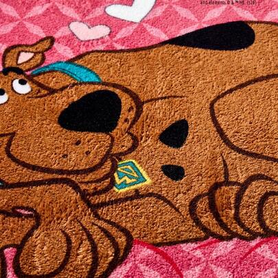 Joivida SCOOBY-DOO X 1 tấm thảm – Thảm trải sàn hoạt hình có bản quyền, chất liệu mềm mại, sang trọng, thích hợp trang trí nhà cửa.
