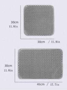 1 EVA Double Layer Cat Litter Mat With Single Opening Washable Sand Control For Indoor Home Pet Accessory Must Have - Blue - View 8