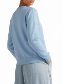 Essential Women's Sweatshirts Blue - Light Powdery Blue - View 2
