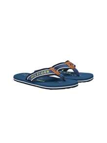 Tommy Hilfiger Sporty Hilfiger Men's Slippers Blue FM0FM05805 - Aegean Sea - View 3