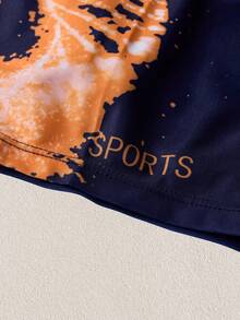 Mercer Haus Bañadores para adultos; Bañadores de secado rápido y talla grande para hombres para evitar vergüenza; Shorts de playa profesionales para deportes - Azul - Ver 4