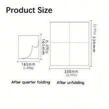 20pcs White & Gold Printed 30th Birthday Party Napkins, 6.5*6.5inch, Made Of Original Pulp, Suitable For Hotel Restaurant Bar Disposable Tableware Napkin Valentine DAY, Valentines Wedding, Birthday - Multicolor - View 3