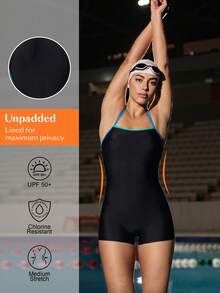 Swim Nautrix 2026SS 撞色专业竞技冲浪度假休闲沙滩女式泳衣 - 彩色 - 查看 7
