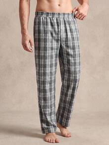 EverLounge Men's Casual Plaid Lounge Pants - Multicolor - View 1