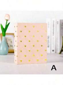 SHEIN （每本可容纳 100 张照片）100 张 6 英寸 4D 可爱心形系列相册，带 50 个内页，儿童相册，婴儿记忆书，返校，学校用品 - 彩色 - 查看 9