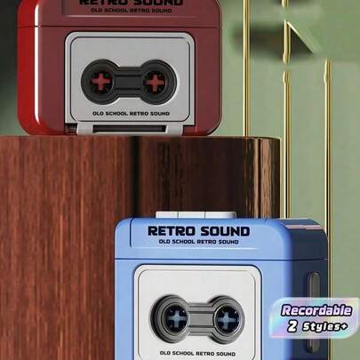 1 Móc Khóa Nhạc Ghi Âm - Mặt Dây Chuyền Ghi Âm Mini Cổ Điển, Quà Tặng Tin Nhắn Giọng Nói Cá Nhân Hóa Cho Kỷ Niệm, Ngày Valentine, Mối Quan Hệ Yêu Xa, Vật Kỷ Niệm Ý Nghĩa Cho Các Cặp Đôi, Bạn Bè, Gia Đình