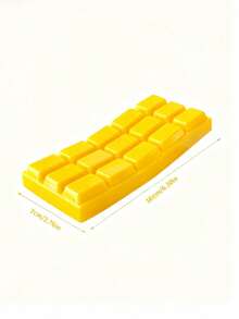 1PC Simulation Chocolate Squishy Stress Relief Toy Pinch Pinch Fun Stress Relief Vent Toys Office Stress Reliever Small Gift Ornaments Squishy Toy Toys Squishy Taba Squishy - Yellow - View 6