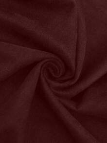 SHEIN Tall CURVE 大码西部牛仔流苏铆钉休闲无袖轻薄外套，适合春、夏、秋季穿着。 - 中紫紅色 - View 6