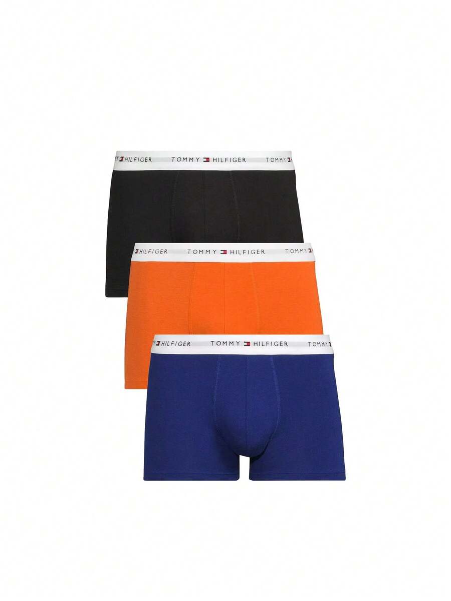 Tommy Hilfiger 3 Pack Men's Briefs - Reg Blu/Bon Org/Blk - View 1