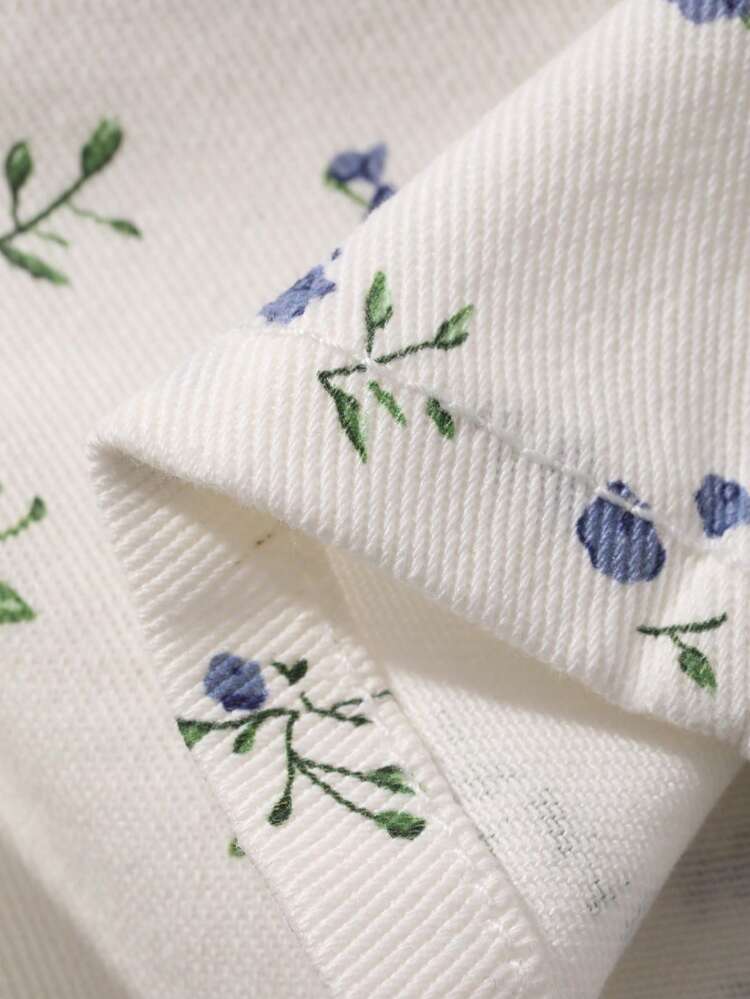 Infant/Toddler Girls' Allover Floral Print Casual Denim, Spring/Summer