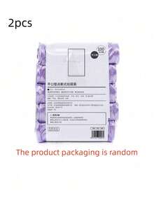 200pcs/100pcs Household Portable Ordinary Garbage Bags, Ordinary Small Garbage Bags, Foldable, Plastic Garbage Bin Lining For Kitchen, Bathroom, Toilet, Bedroom, Office And Bathroom, Convenient And Space Saving - Multicolor - View 11