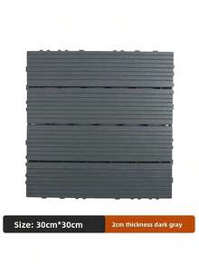 5pcs/10pcs/15pcs PVC Plastic Self-Assembling Balcony Terrace Garden Outdoor Waterproof Anti-Corrosion Floor Tiles, Yard Outdoor Waterproof Ceramic Tiles - multicolor - View 8