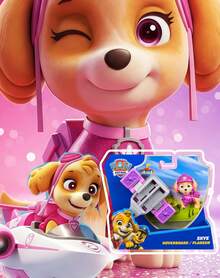 Spin Master Paw Patrol Toy Skye For Kids, Cartoon Dog Action Figure With Hoverboard Vehicle, Interactive Mini Toy Gift For Girls Boys Age 3+, Pretend Play Birthday Gift Toy Set - Multicolor - View 1