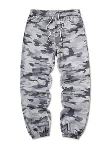 Manfinity LEGND Quần skinny nam màu xám rằn ri, kiểu dáng thường ngày. - Nhiều màu - Xem 3