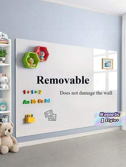 19.69in Magnetic Whiteboard Sticker - Free Cutting, Scratch Free, Suitable For Classrooms, Offices, And Homes,With Complimentary Luxury Gift Package