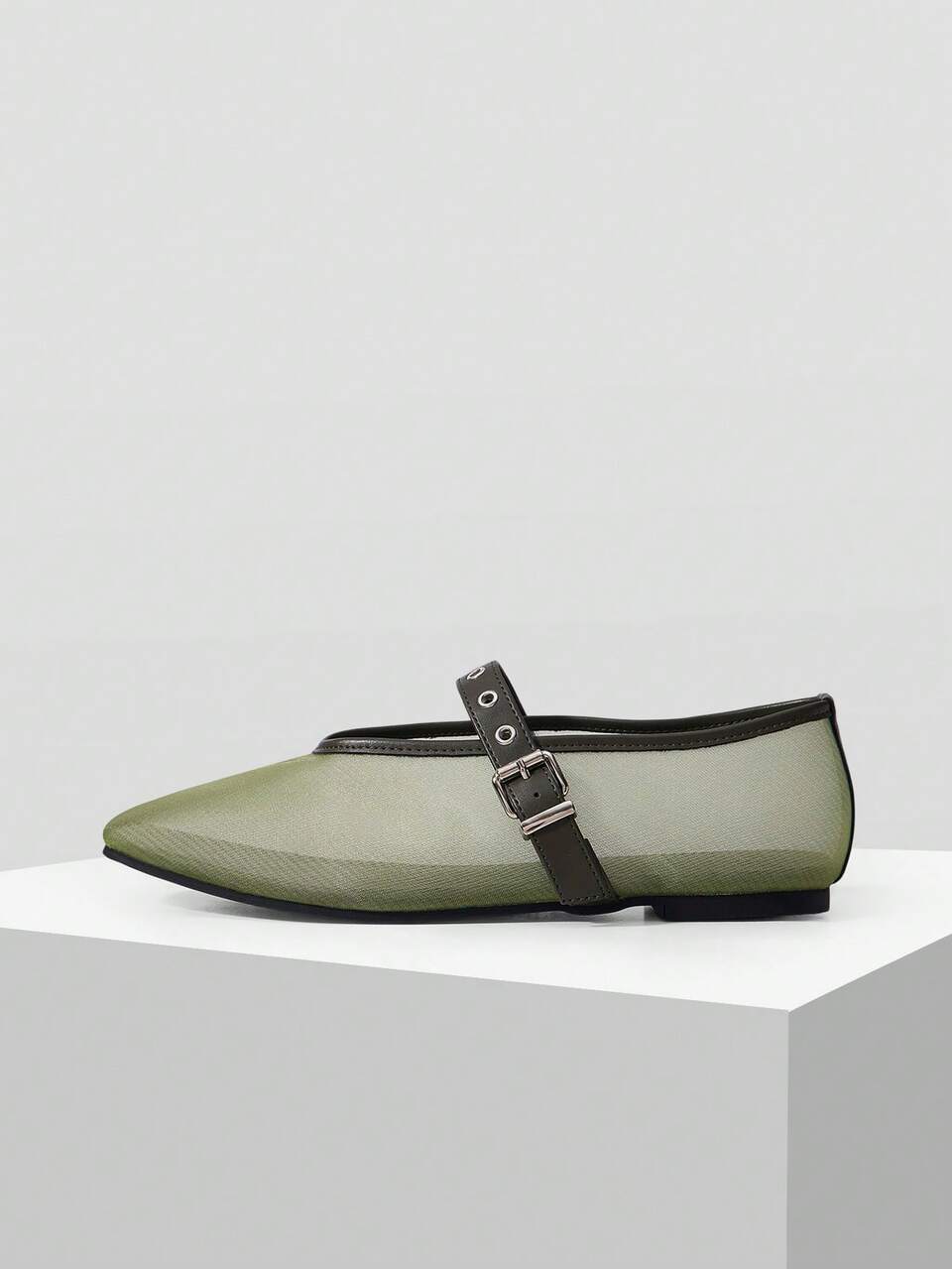 MOTF WOMEN'S LASER HOLLOW SQUARE TOE FLAT SLIP-ON SHOES FALL SHOES