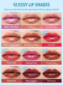 SHEGLAM Pout-Perfect 豐盈亮澤唇蜜-Makin' Me Blush 品牌美妝化妝品 適合女士與女孩 - Makin' Me Blush - 查看 6