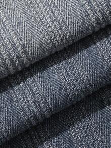 Livesso Quần jean nữ ống rộng cạp cao dáng suông, chất liệu denim mài, kiểu dáng thường ngày. - Màu xanh lam - Xem 7