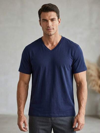  Playera Impala Para Caballero Cuello en V Premium