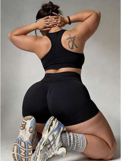 Slayform Slayform Shorts deportivos para sudoración de talla grande