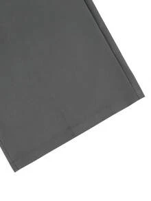 PAVTROS Pantalones anchos y sueltos de pierna ancha para hombre, pantalones versátiles y de moda de pierna ancha - Gris Oscuro - Ver 8