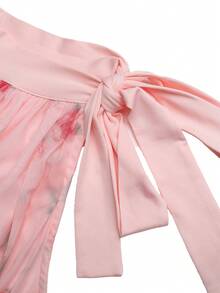 Đầm không tay in hoa dành cho nữ - Màu Hồng baby - Xem 6