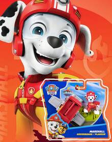 Spin Master Paw Patrol Toy For Kids, Cartoon Action Figure With Hoverboard Vehicle, Gift For Boys Girls Age 3+ - Multicolor - View 3