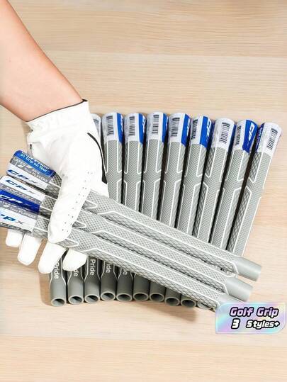 Golf Club Grip. Sizes: Small, Standard, Medium, Extra Large. High-Quality Rubber Grip. Anti-Slip Grip. Suitable For Driver Clubs And Iron Clubs.