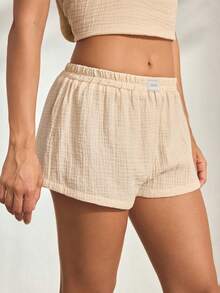 Ocili Bộ 3 quần short vải gạc cotton, đồ ngủ nữ. - Nhiều màu - Xem 2
