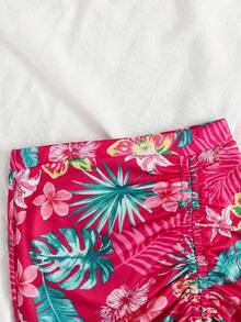 Emery Rose Kids Emery Rose Kids 女童两件套：纯色针织吊带背心和开衩裙 - 彩色 - 查看 7