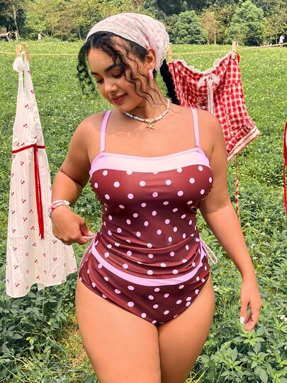 Vaytide Conjunto de bikini halter de talla grande 2026, ropa de playa de verano