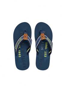 Tommy Hilfiger Sporty Hilfiger Men's Slippers Blue FM0FM05805 - Aegean Sea - View 5