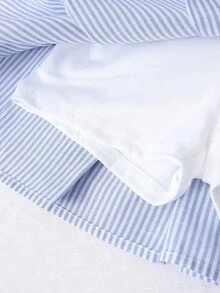 Sparklyn Saia plissada de cintura alta para meninas com shorts de embutidos, modelo 2 em 1, versátil para todas as estações, pode ser combinada com camisas, camisetas, polos, moletons e jaquetas. - Azul - Ver 5